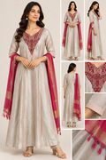Premium Shimmer Tissue Kurta Set